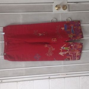 CHICO'S Drawstring Linen Pants